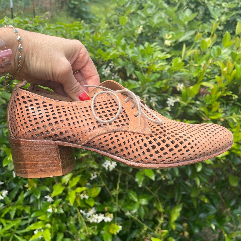 Italian leather mesh Oxford size 36